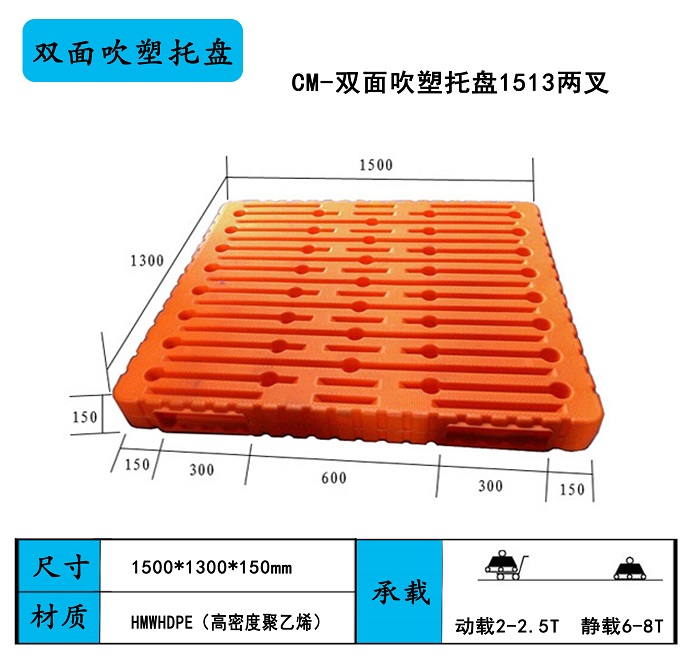 1513雙面吹塑托盤(pán)